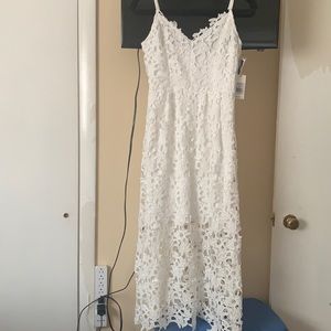 White lacy dress